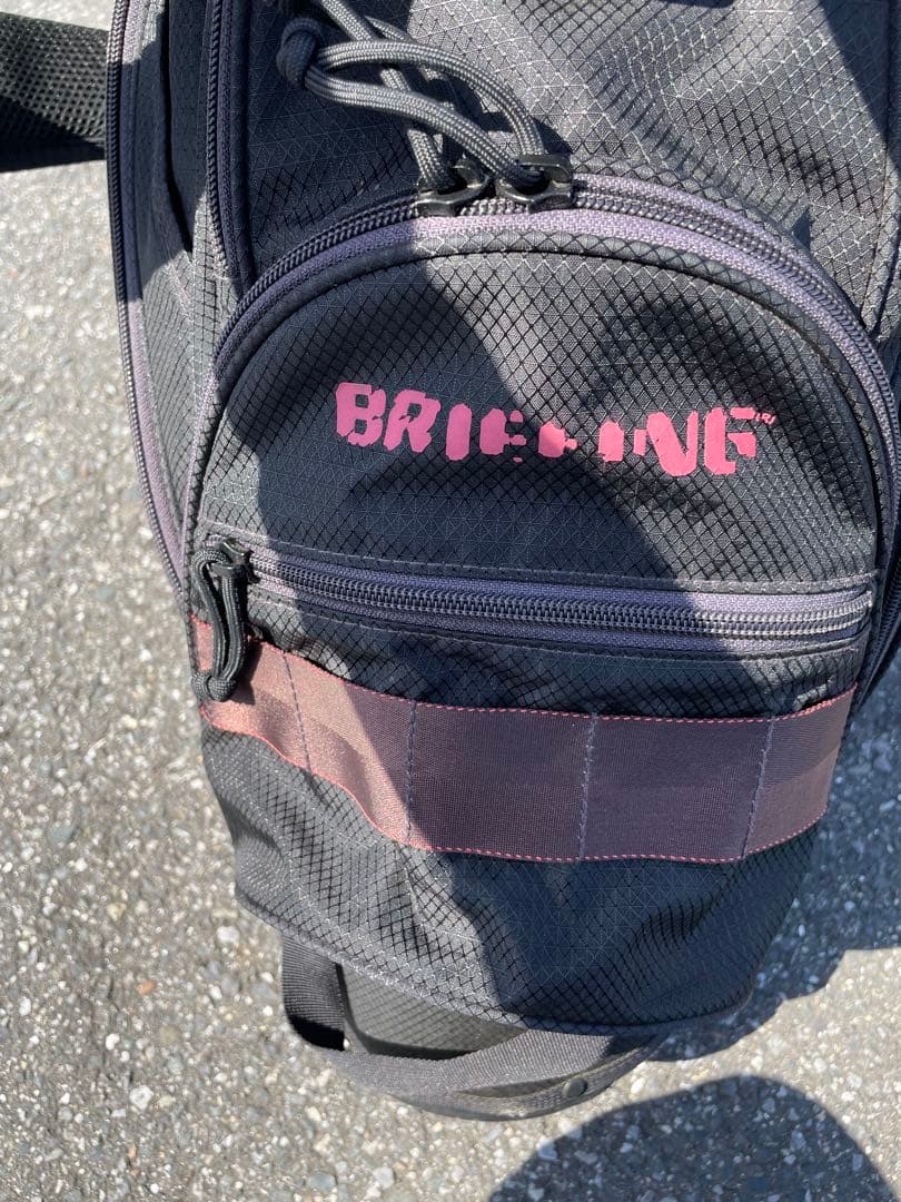 限定値下 BRIEFING スタンド式ゴルフバッグ ブラック CR-7