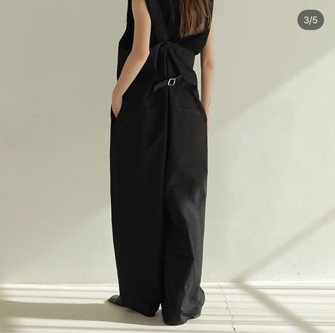 ETRE TOKYO ワンショルダーラップワイドパンツ　M
