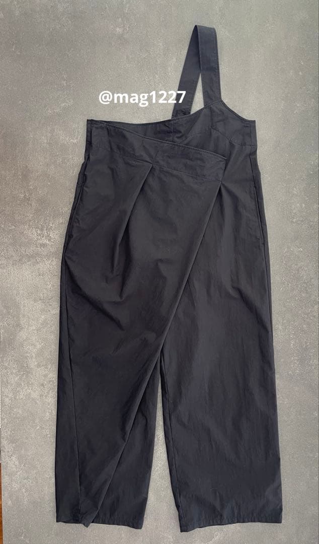 ETRE TOKYO ワンショルダーラップワイドパンツ　M