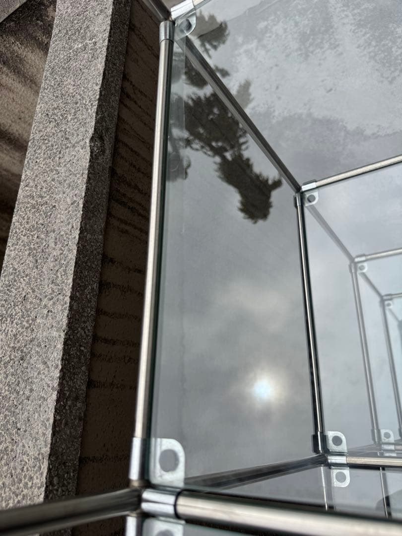 【1月末日まで16523】ガラストップ　ディスプレイラック