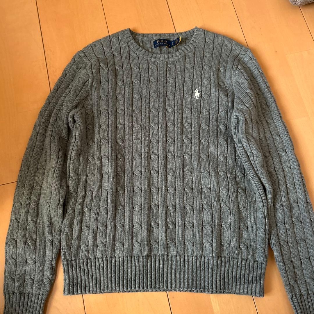 ラルフローレンケーブルニット