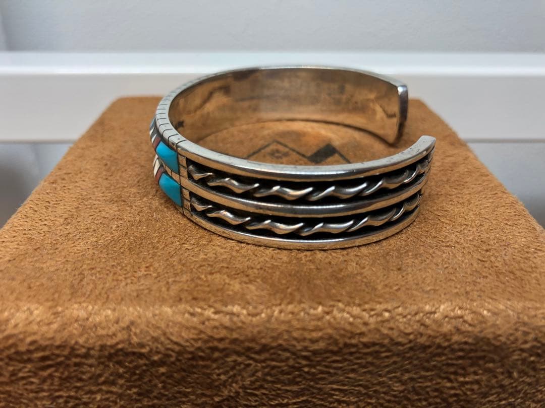 SAAD サード　ターコイズ バングル　STERLING Silver 925