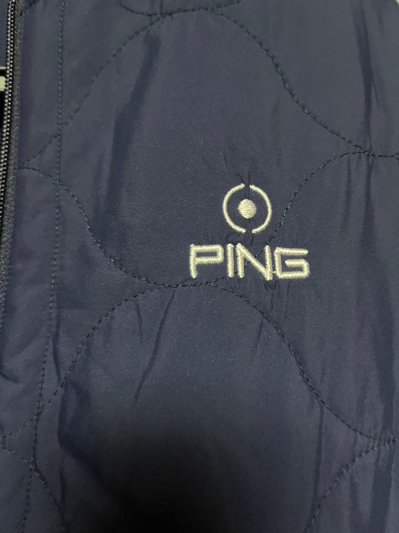 PING ネイビー キルティングジャケットセット