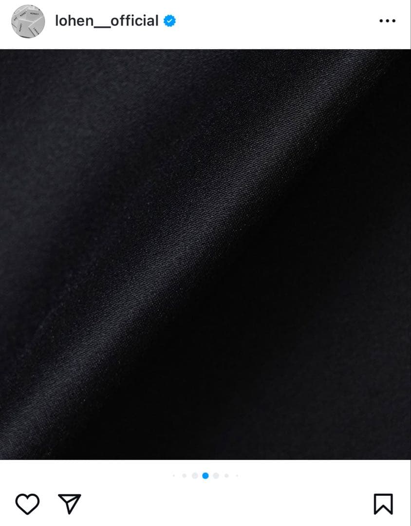 LOHEN ローヘン t-blouse Tブラウス　T-BLOUSE 黒