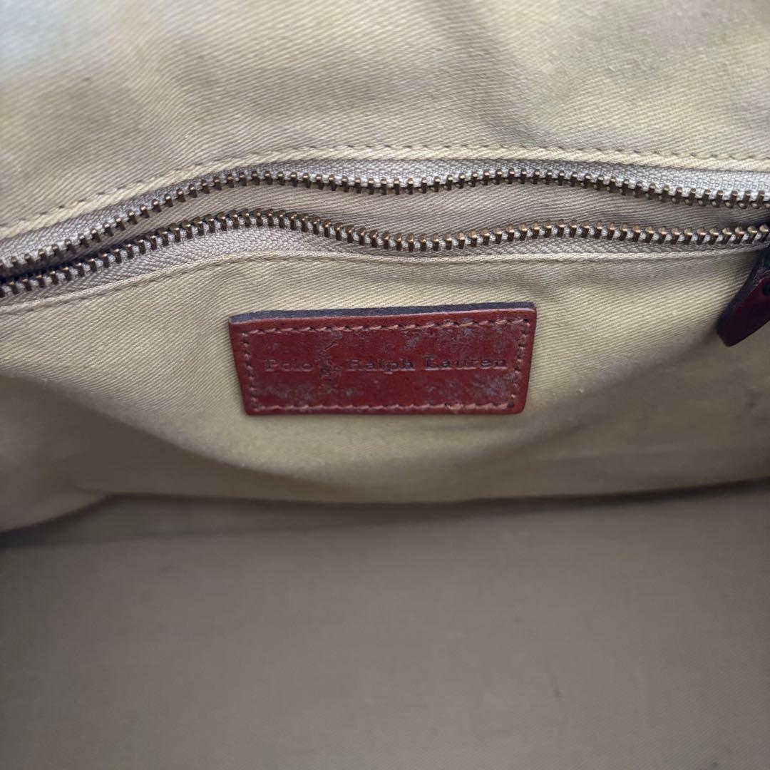ラルフローレン　ボストンバッグ　チェック　vintage ヴィンテージ　グリーン