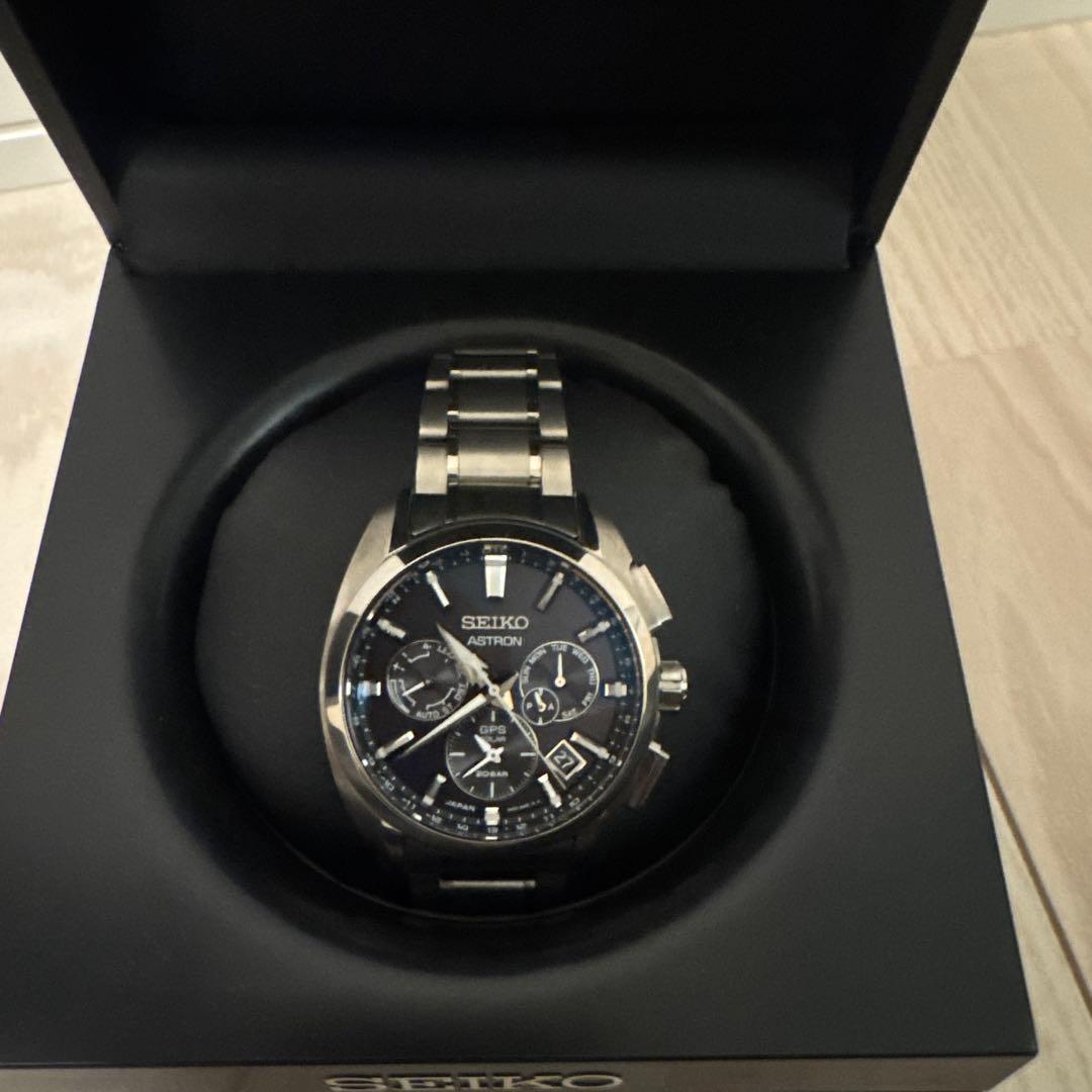 【美品】SEIKO ASTRON GPS クロノグラフ チタンブレスモデル