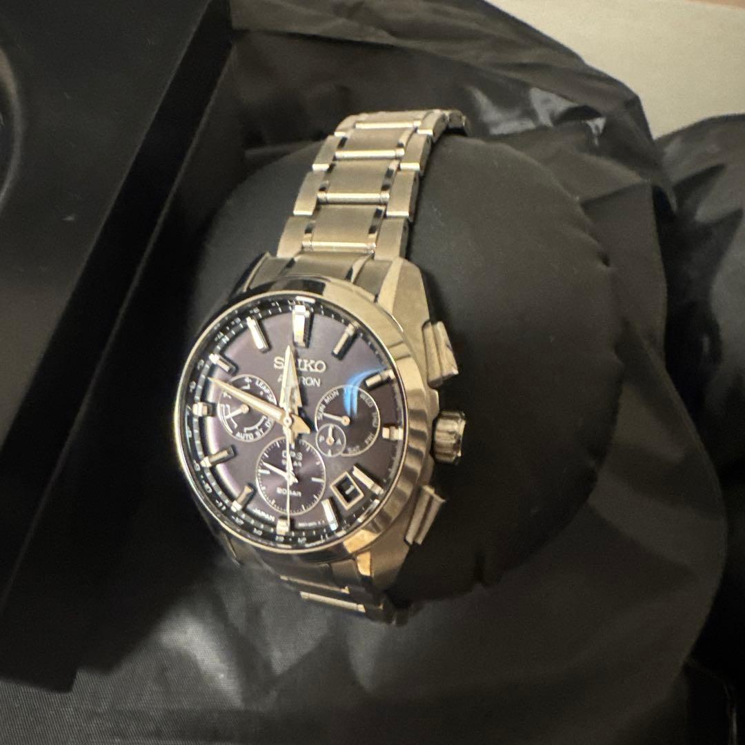 【美品】SEIKO ASTRON GPS クロノグラフ チタンブレスモデル