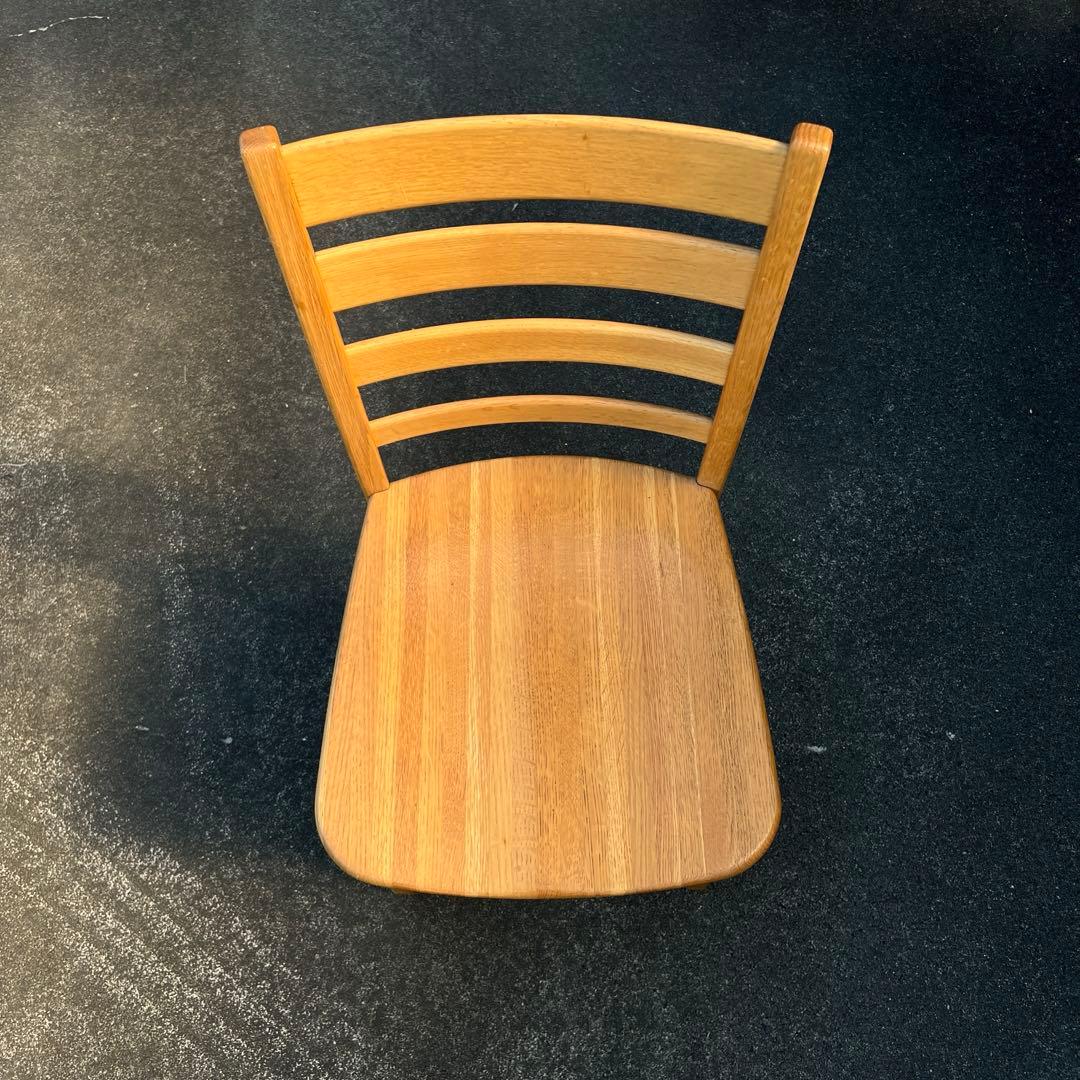 飛騨家具 キツツキマーク ダイニングテーブル用 チェア 無垢材 オーク ①