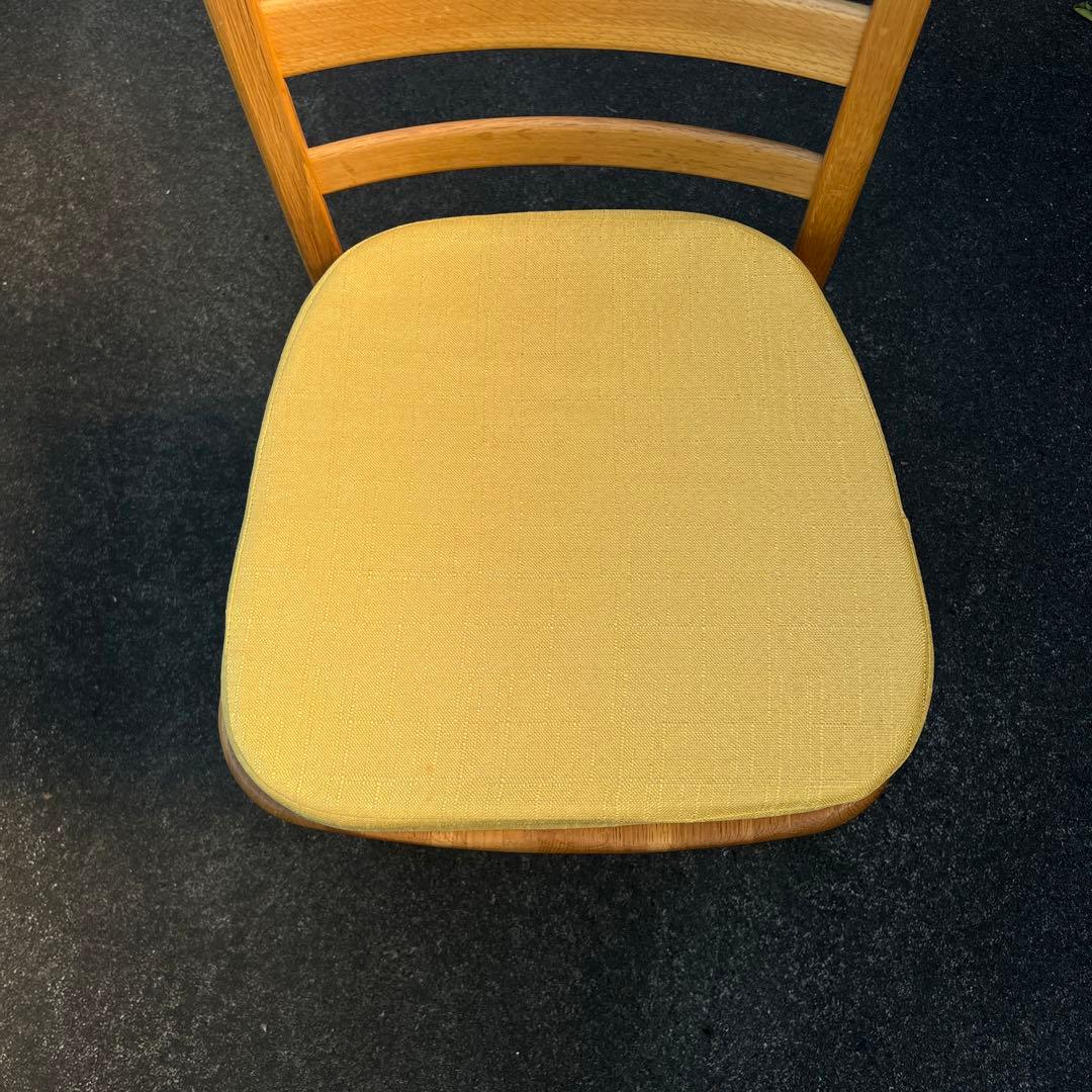 飛騨家具 キツツキマーク ダイニングテーブル用 チェア 無垢材 オーク ①