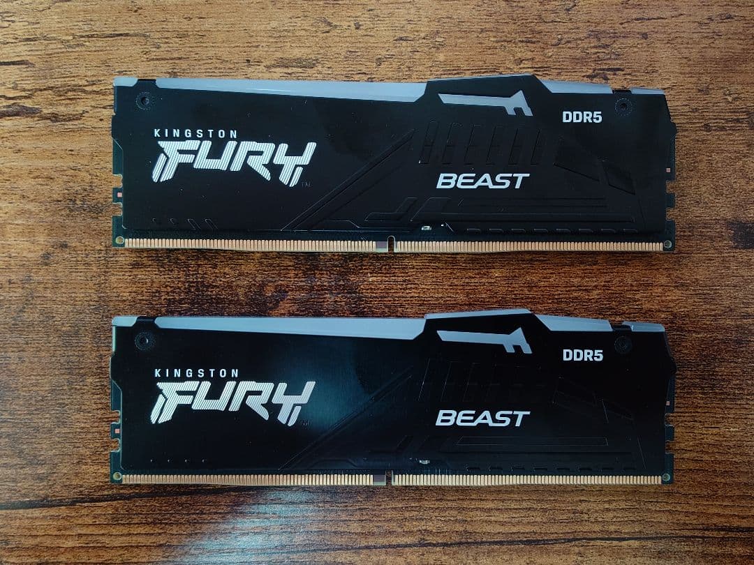 KINGSTON FURY DDR5 5200 16GB 2枚