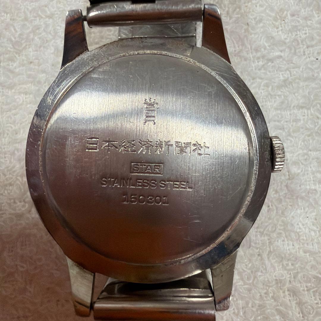 シルバー ステンレススチール 手巻き時計