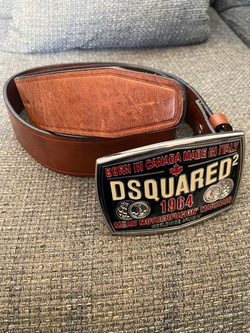 ディースクエアード☆ベルト国内正規品　ブラウン 本物