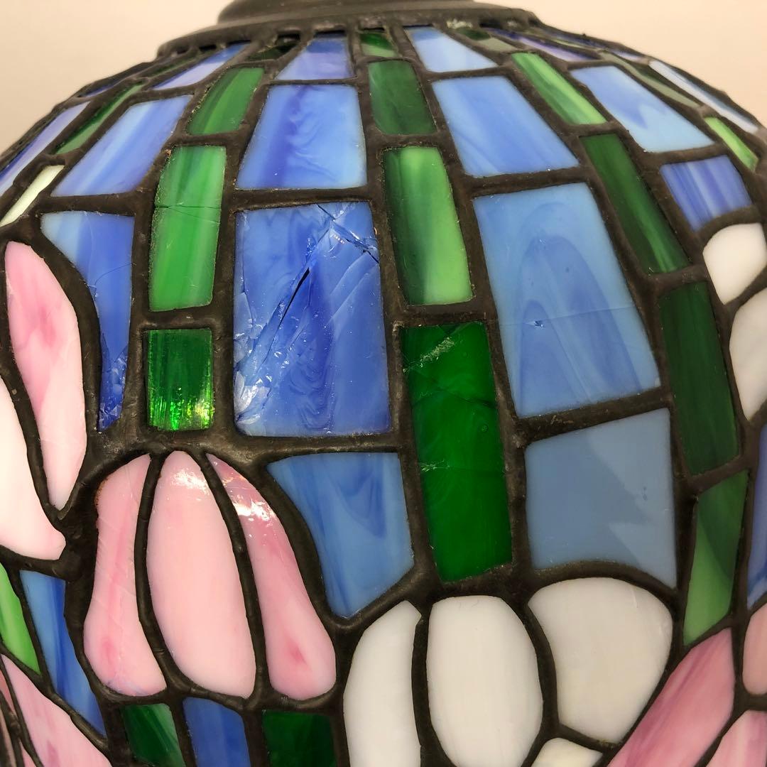ステンドグラスランプ アンティーク 花柄 ステンドグラスライト 照明 インテリア