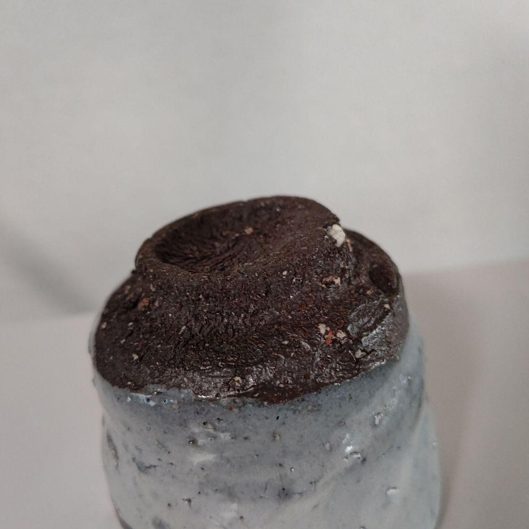 唐津焼き巨匠田中佐次郎作品絵唐津杯　高さ6口径6.5 新品未使用　箱無し