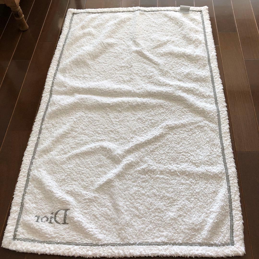 used クリスチャンディオール　フランス製　Dior刺繍　タオル(バスマット)