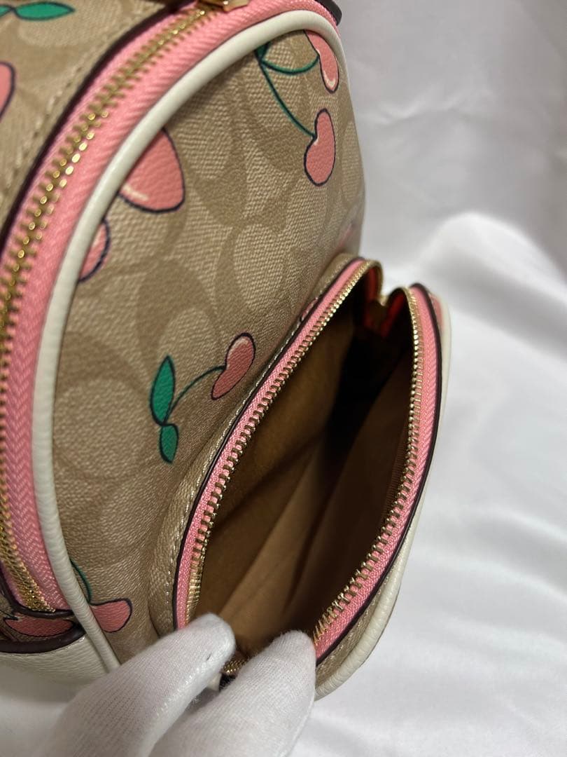 COACH チェリー柄 リュック