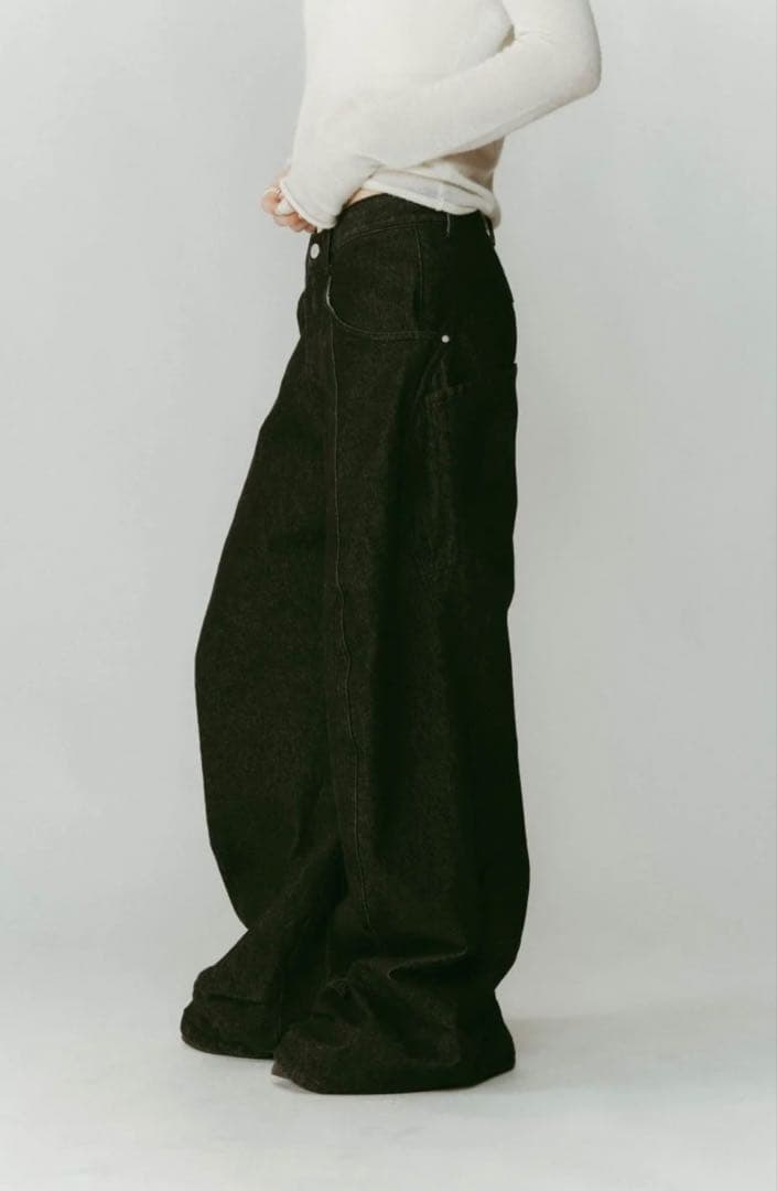 パンツ Knuth Marf tuck design denim pants