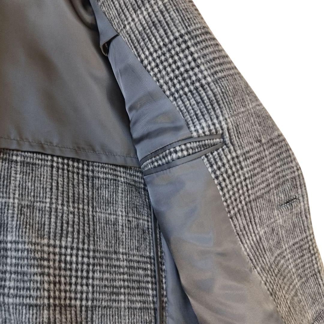 417 EDIFICE エディフィス チェスターコート グレンチェック カシミヤ