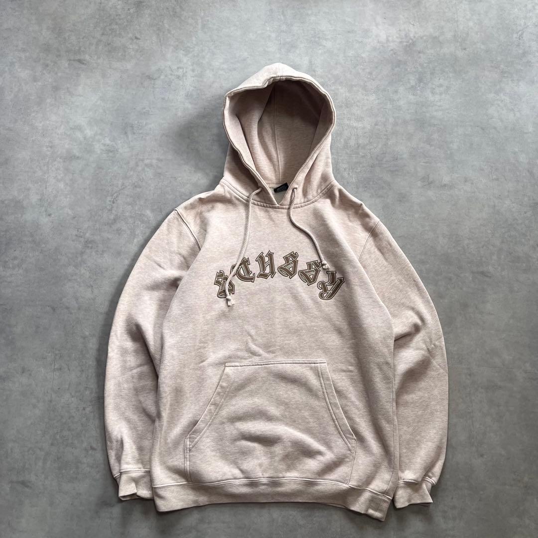 old stussy アーチロゴ プルオーバーパーカー レアカラー