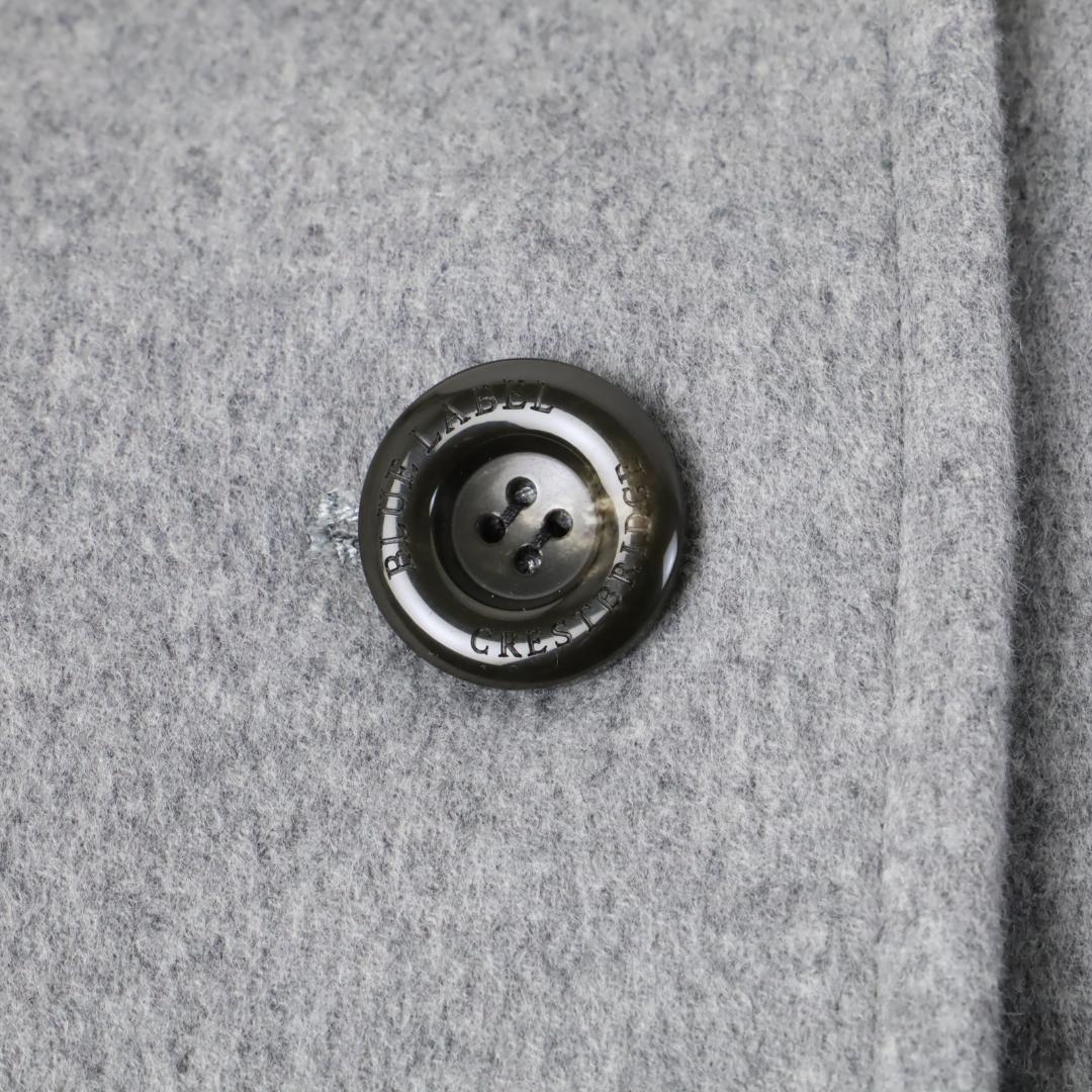 348 新品 ブルーレーベル クレストブリッジ ウール スタンドカラーコート38