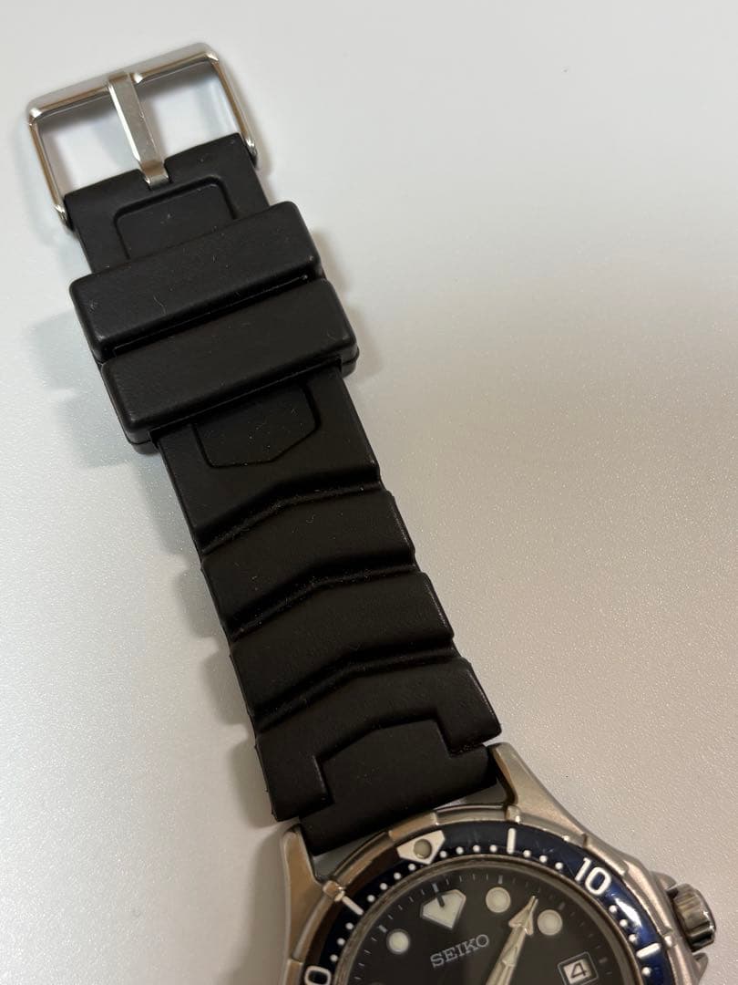 SEIKOセイコー スキューバクォーツ チタニウム ダイバー ブラック