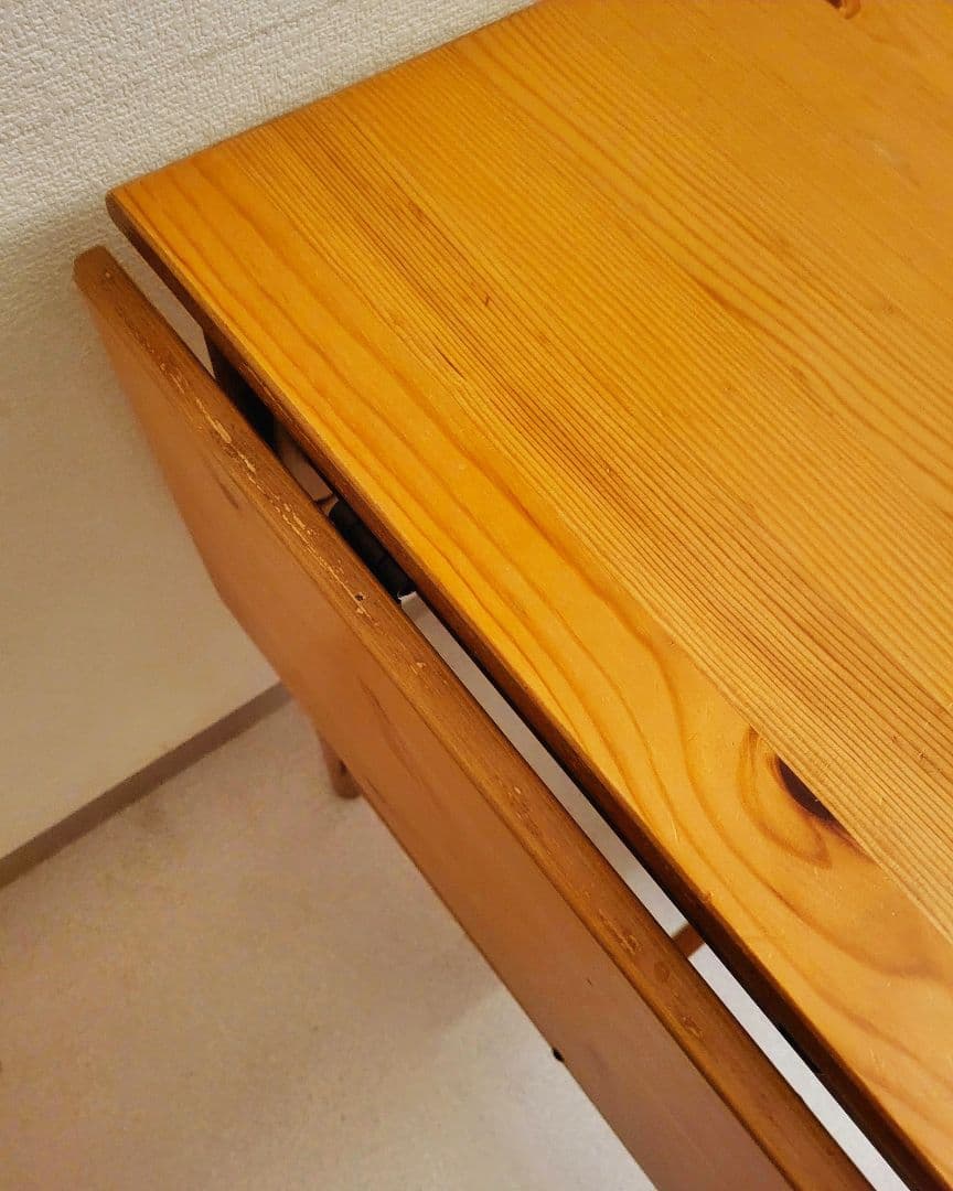 【廃番品】IKEA INGATORP インガートルプ ドロップリーフテーブル