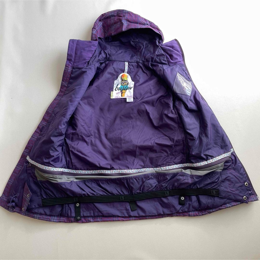 6728 バートン　上下セット　ジャケット　チェック　パンツ　スノボ　レディース