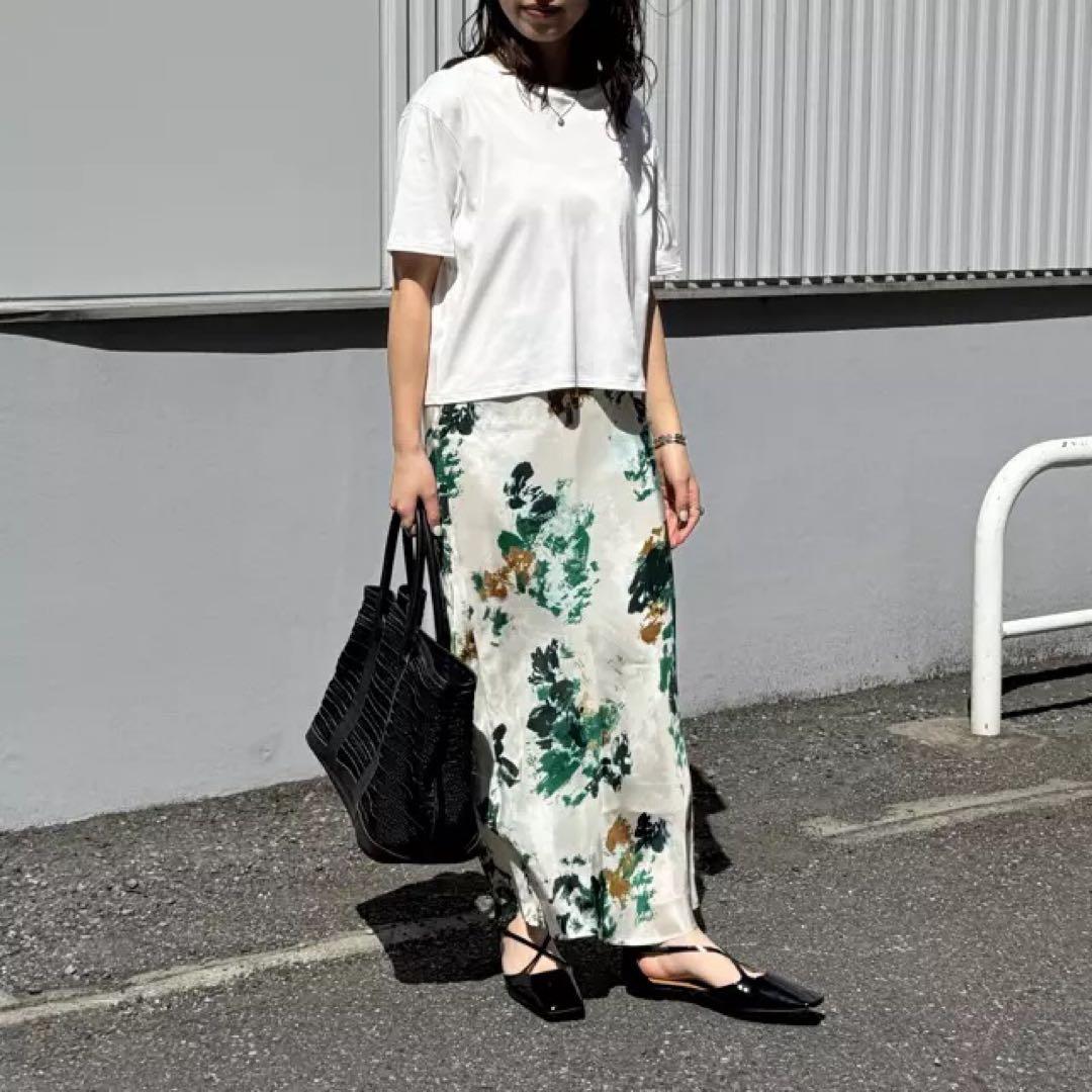 SACRAサクラ スカートグリーンサイズ：38 マーメイド