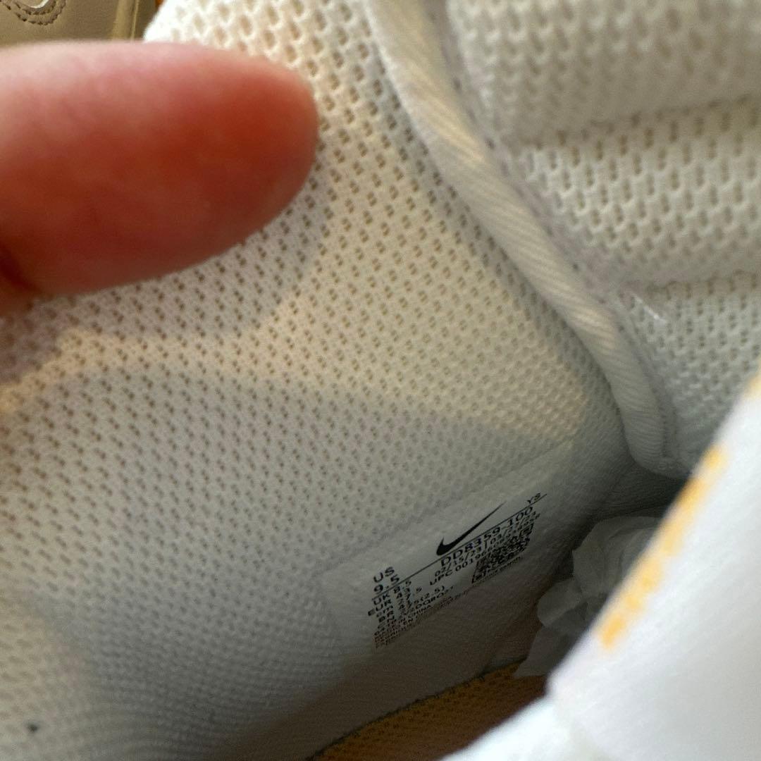 Nike Air Force 1 HIGH 白xオレンジ　US9.5 27.5c