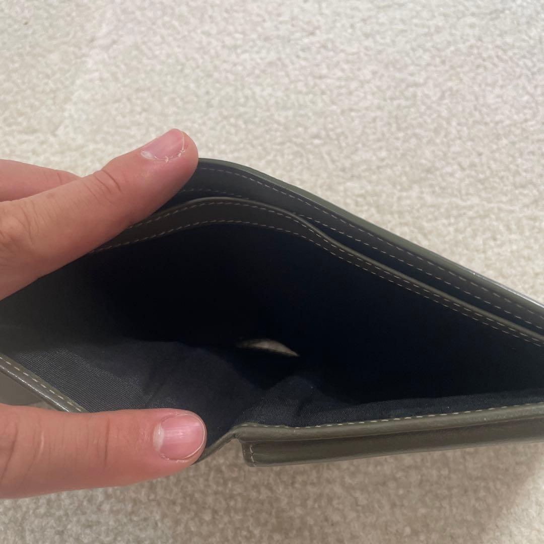 Christian Dior Compact Wallet カーキ 折り財布