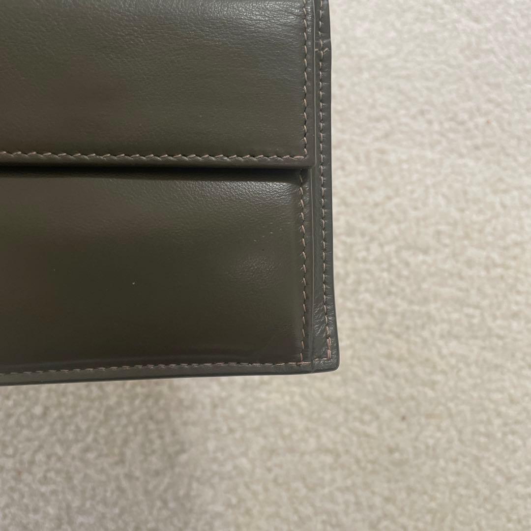 Christian Dior Compact Wallet カーキ 折り財布