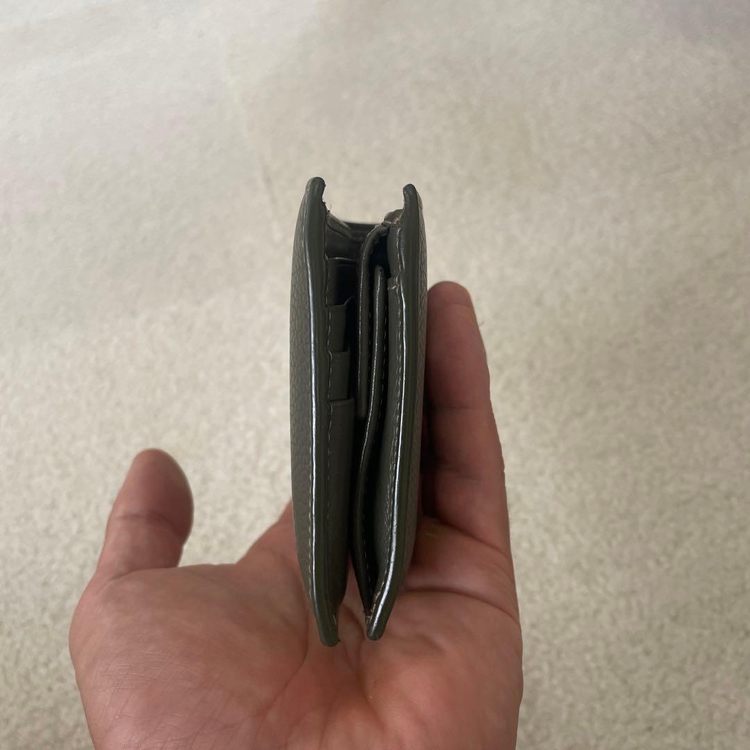 Christian Dior Compact Wallet カーキ 折り財布