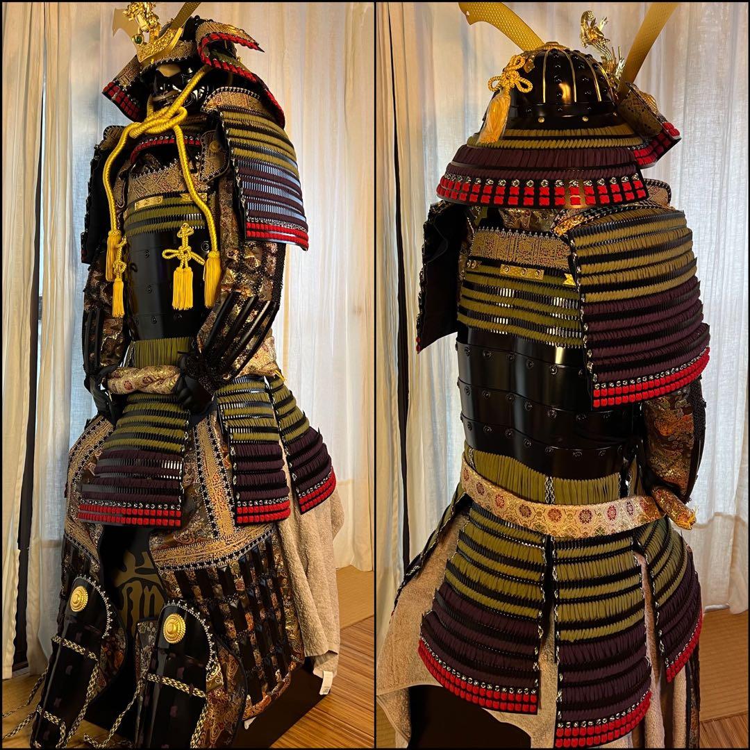 新品同様•美品！『薩摩丸武工房製』黒色胴当世具足 鎧 一式【現代 甲冑 等身大】