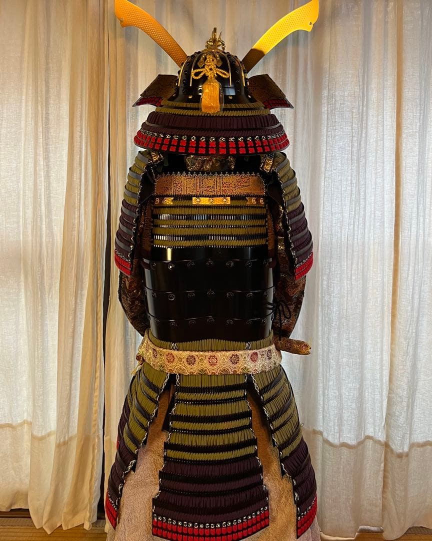 新品同様•美品！『薩摩丸武工房製』黒色胴当世具足 鎧 一式【現代 甲冑 等身大】