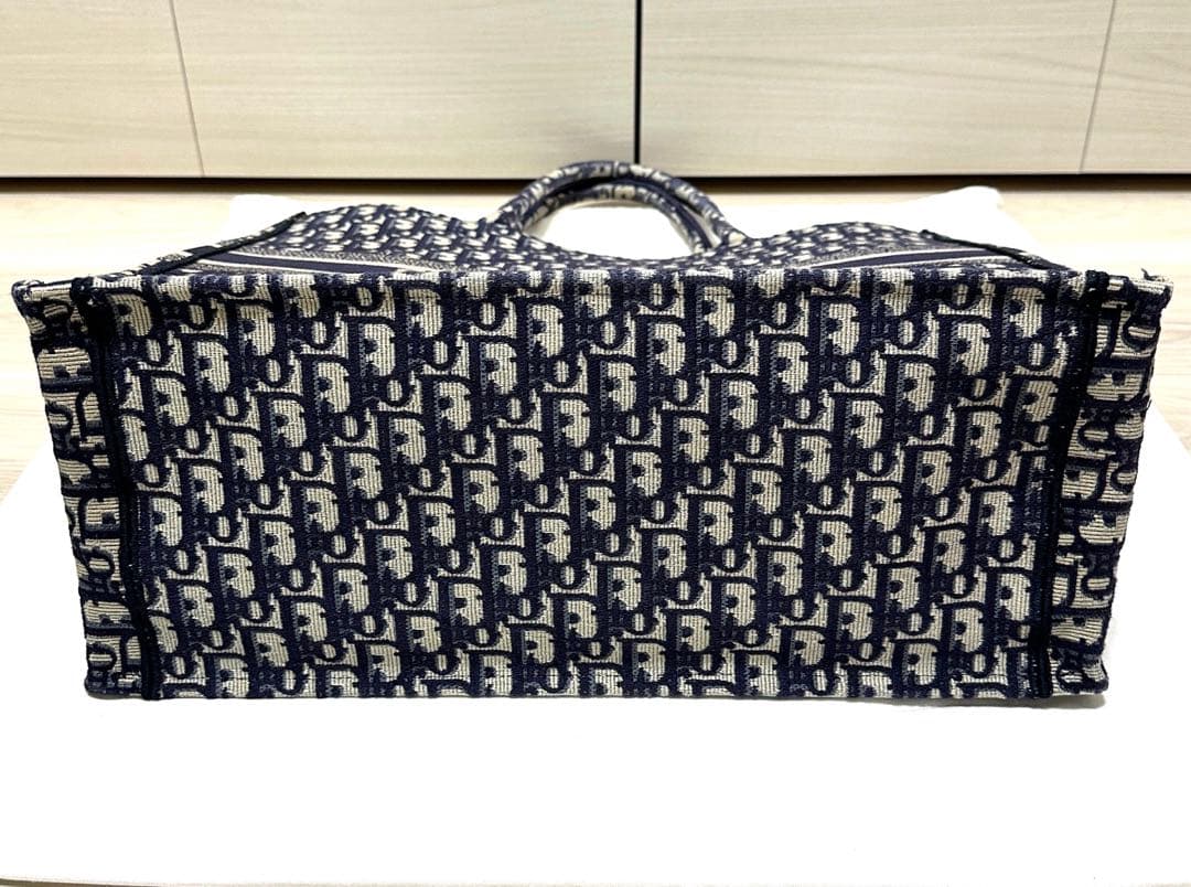 ChristianDior ディオール　バッグ　ブックトート　ラージ　オブリーク