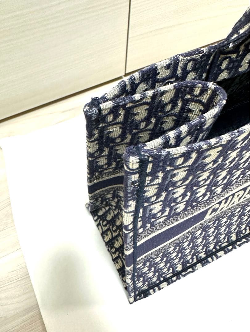 ChristianDior ディオール　バッグ　ブックトート　ラージ　オブリーク