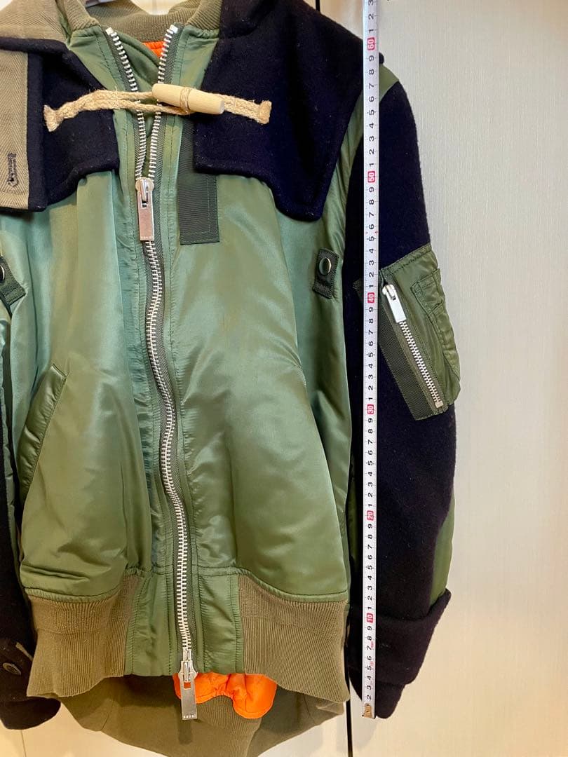 18AW sacai サカイ × Gloverall グローバーオール　サイズ2