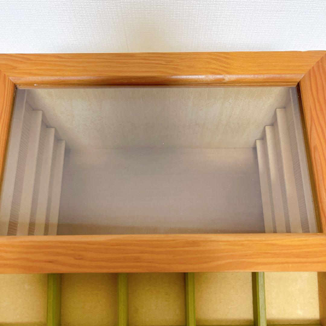 レイジースーザン　ジュエリーボックス　木製