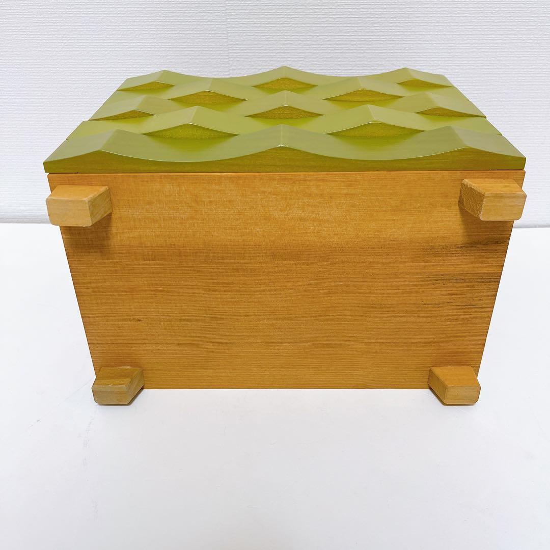 レイジースーザン　ジュエリーボックス　木製