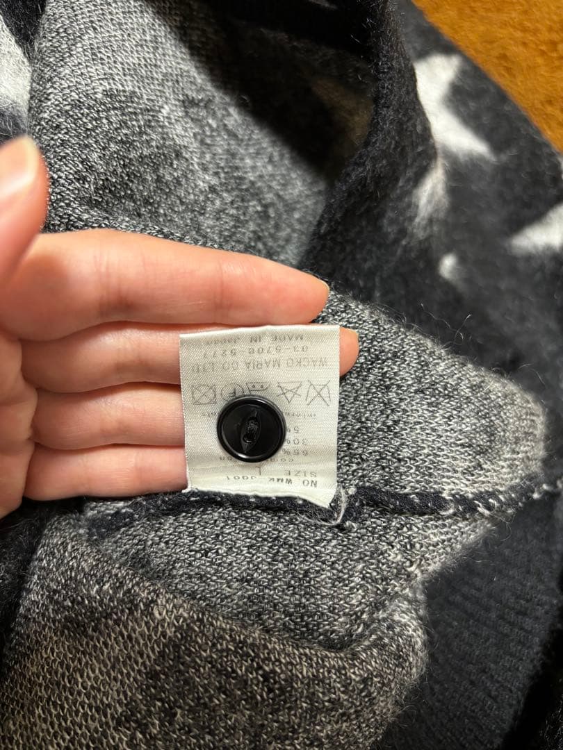 WACKO MARIA星柄モヘア