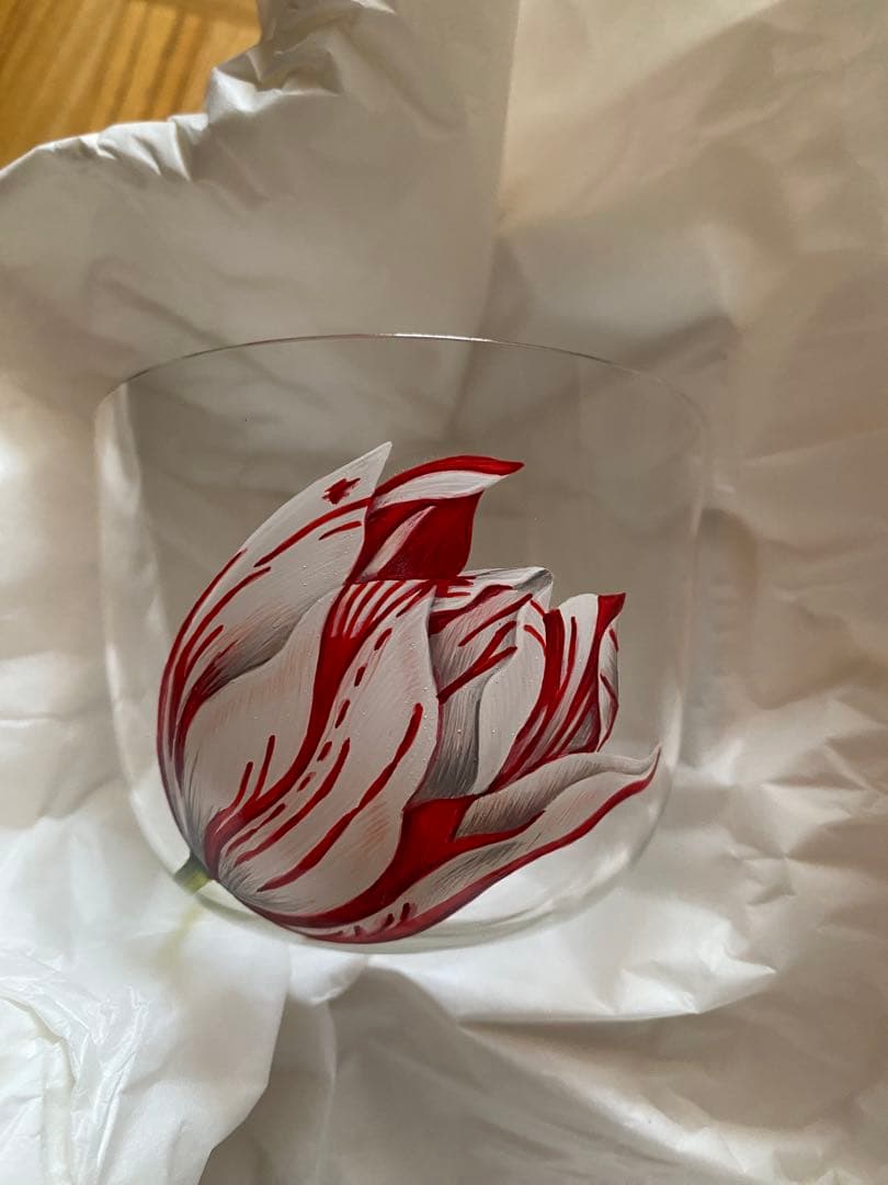 Lobmeyr ロブマイヤー　エナメル チューリップ　グラス