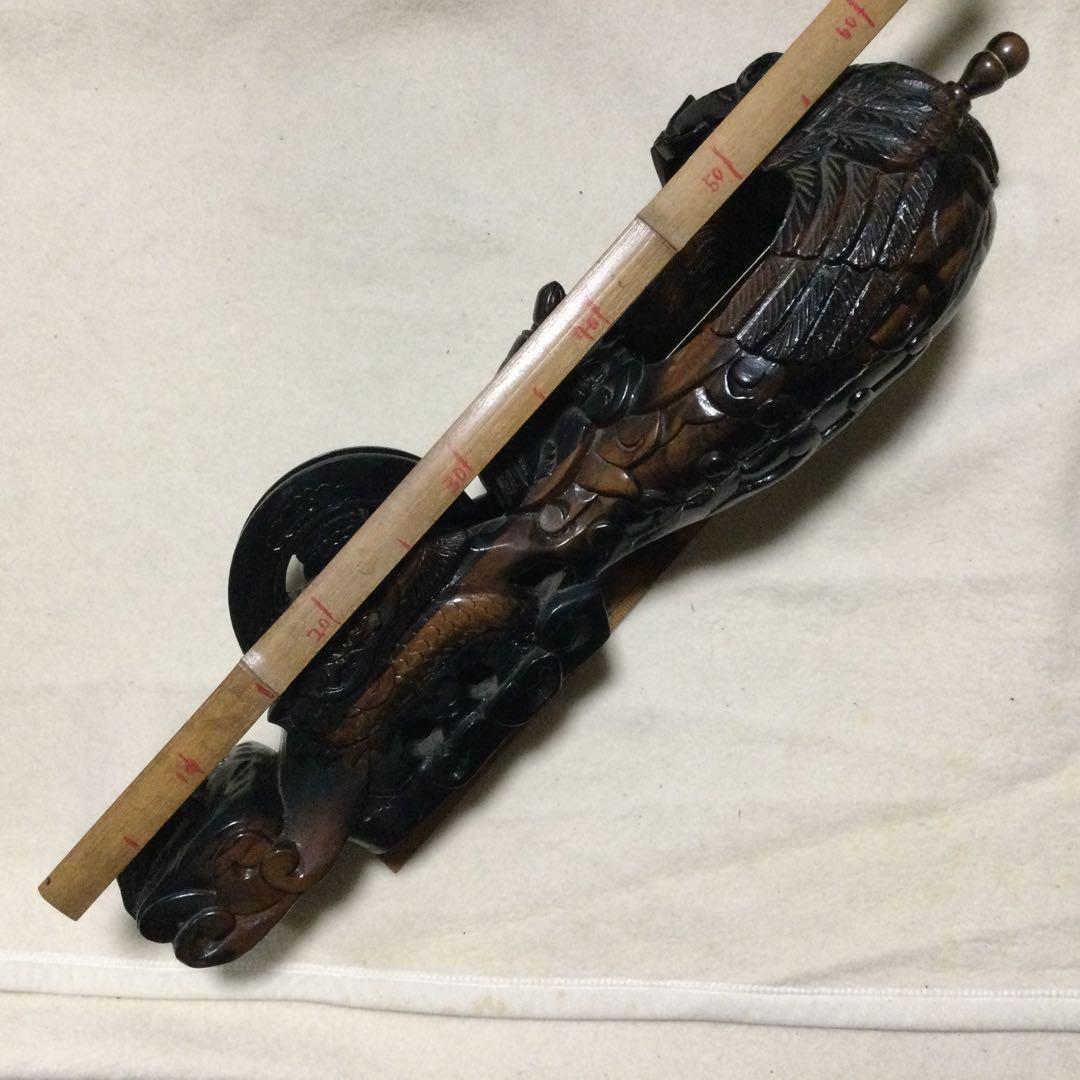 木製ドラゴン彫刻大工さんの昔の線引く道具ですNO７９〜飾りにどおですか。