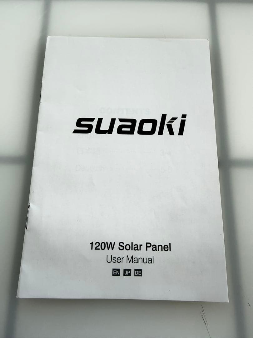 ⭐︎suaoki SCB-120ソーラーパネル　120wタイプ⭐︎
