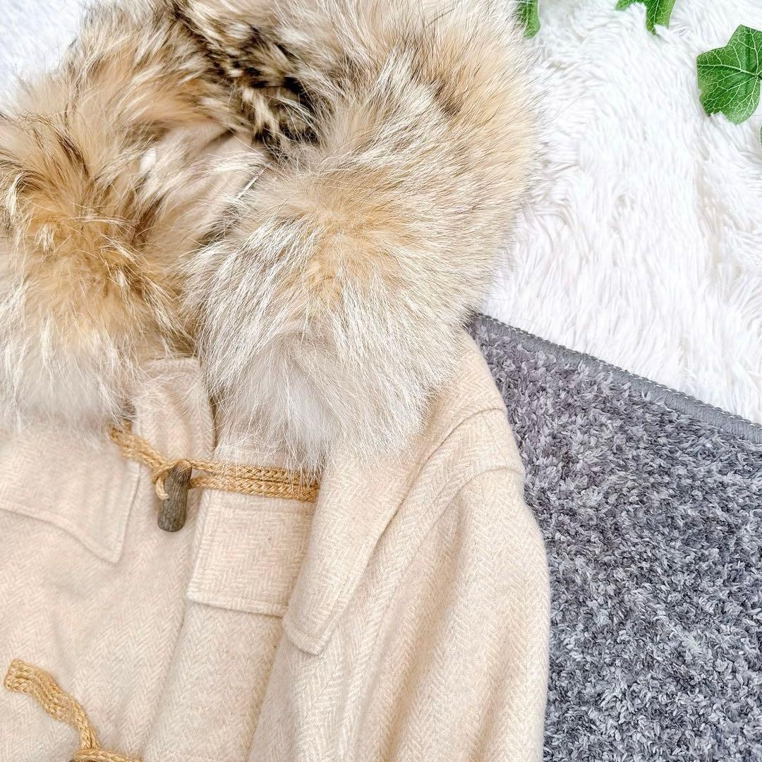 ラルフローレン　ロング　ダッフルコート　ベージュ　キャメル　コヨーテ　ヘリボーン