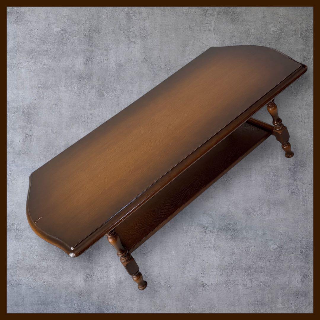 超名品】飛騨産業 キツツキ 穂高 リビングテーブル コーヒー センター テーブル