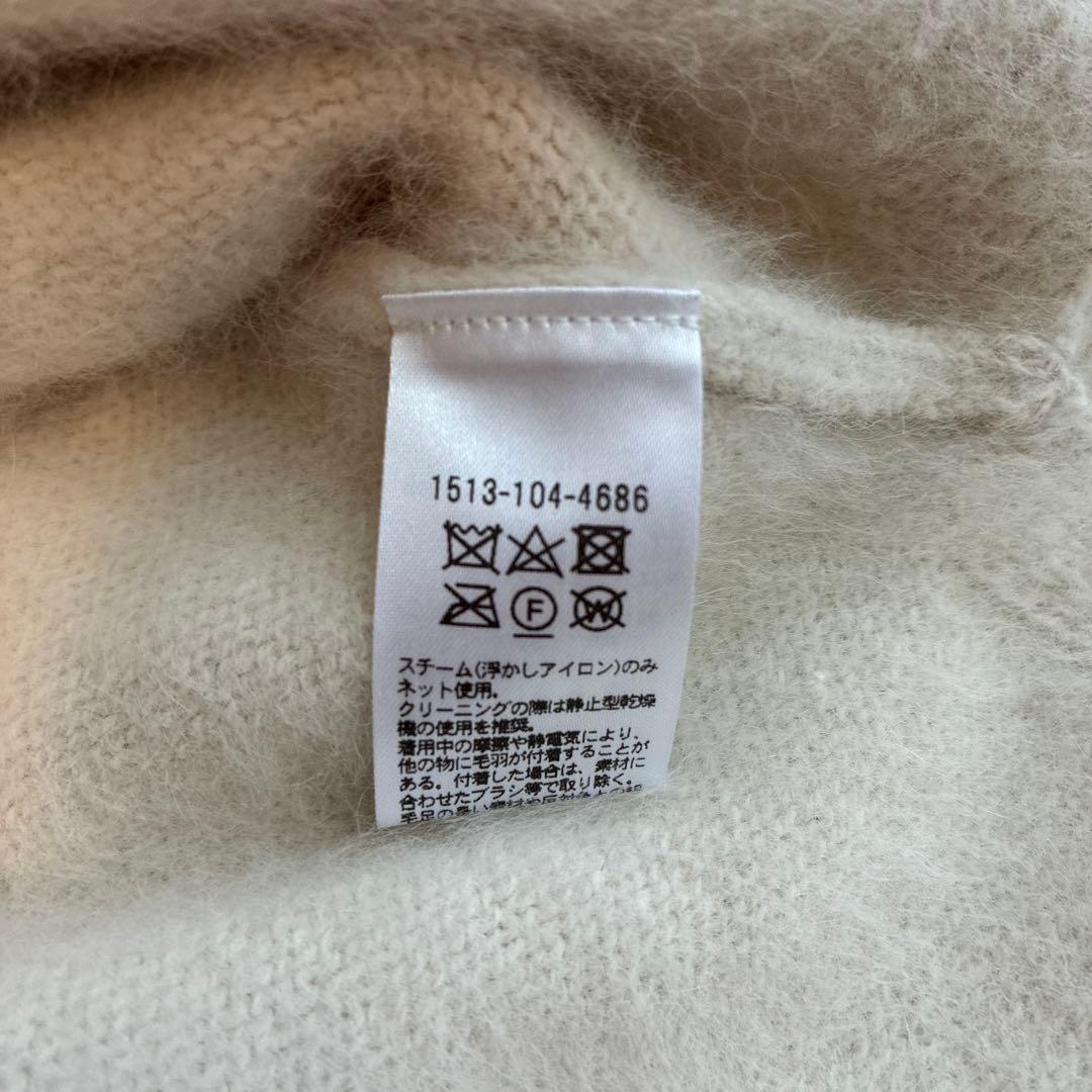 【美品】UNITED ARROWSフォックス カシミヤ クルーネックニット F