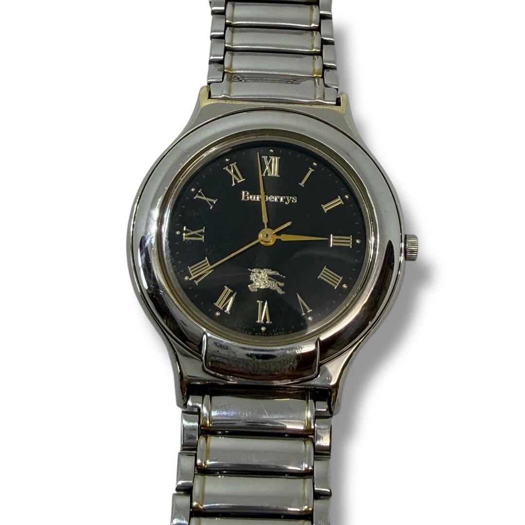 Ⴤ1386 ꕤ希少レア Burberrys バーバリー 腕時計 馬上の騎士 3針