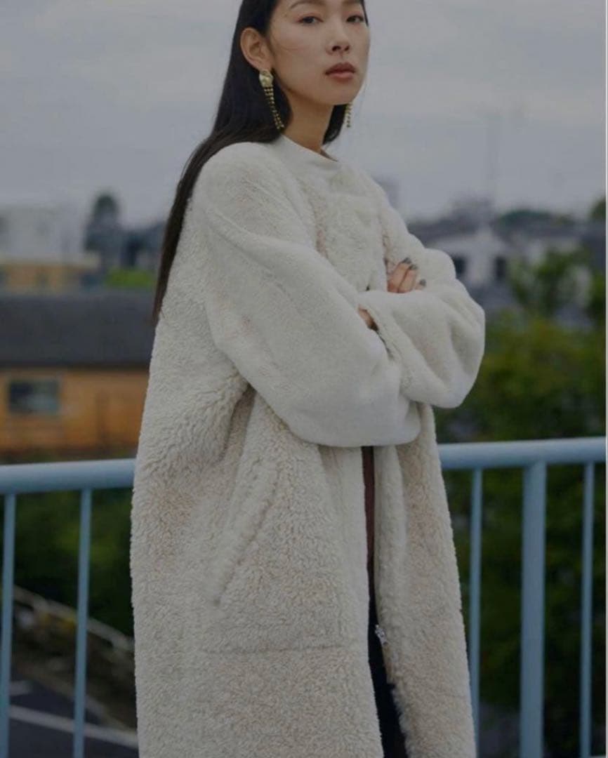 【Ameri VINTAGE】REVERSIBLE TWIN BOA COAT
