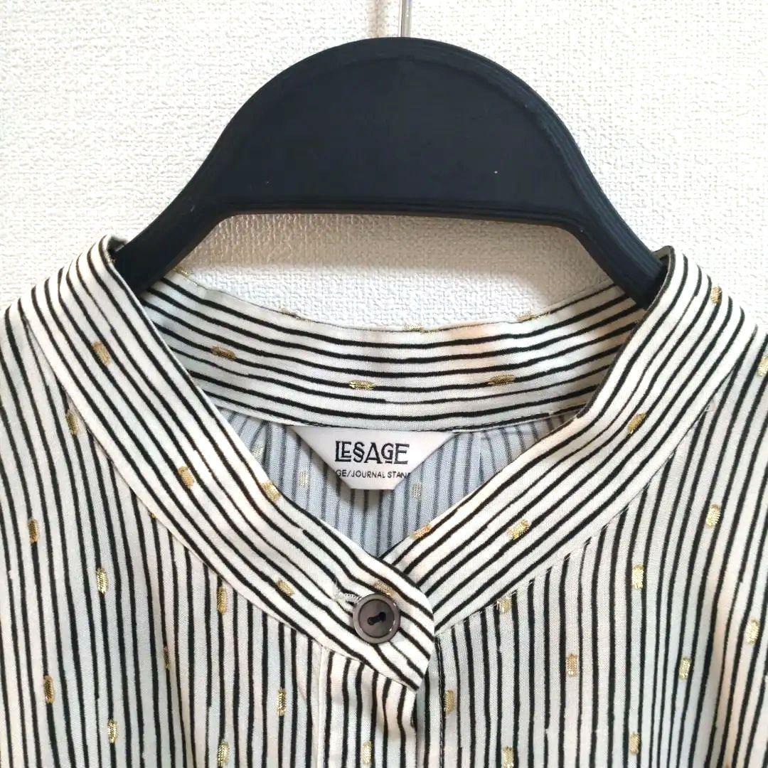 2025購入／JOURNAL STANDARD　GOLDラメモノトーンシャツ