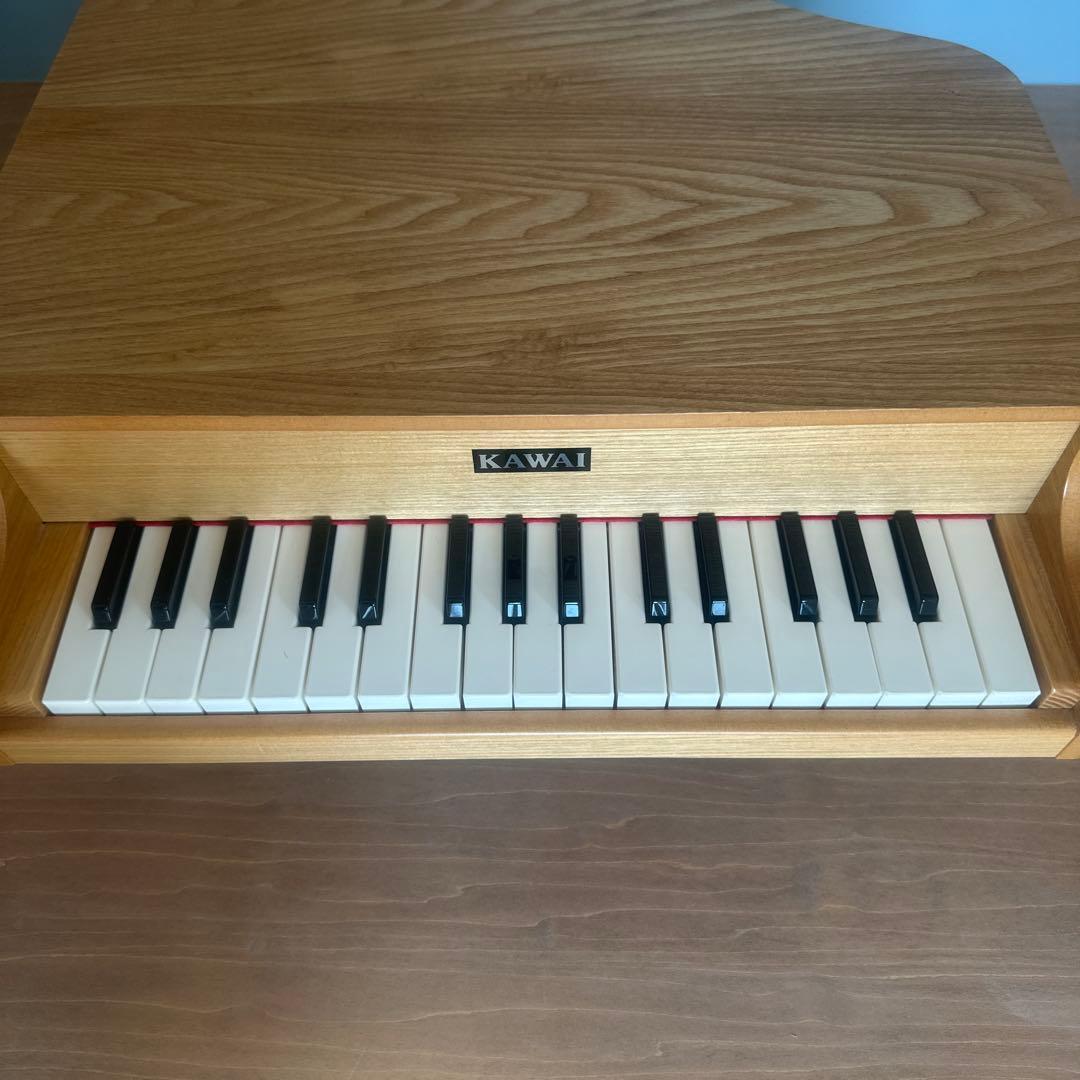 KAWAI 木製グランドピアノ ミニピアノ 32鍵 箱付き カワイ ナチュラル